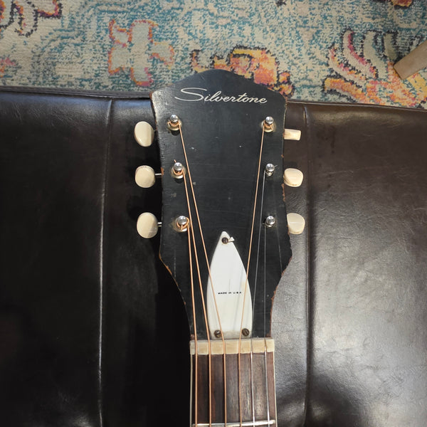 1968 Silvertone 57P633L Jumbo Acoustic Guitar - w/Case