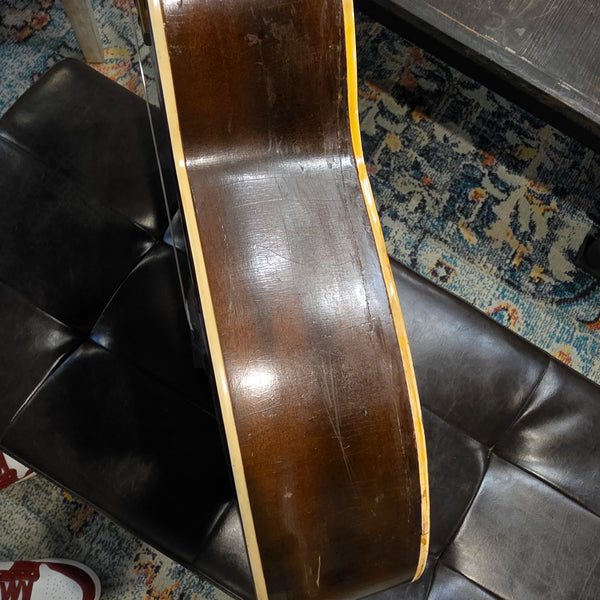 1968 Silvertone 57P633L Jumbo Acoustic Guitar - w/Case