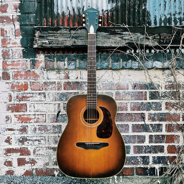 1968 Silvertone 57P633L Jumbo Acoustic Guitar - w/Case