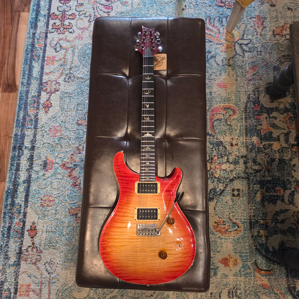 1986 PRS Custom 24 - Birds, Flame Top, Cherry Burst - w/ Case
