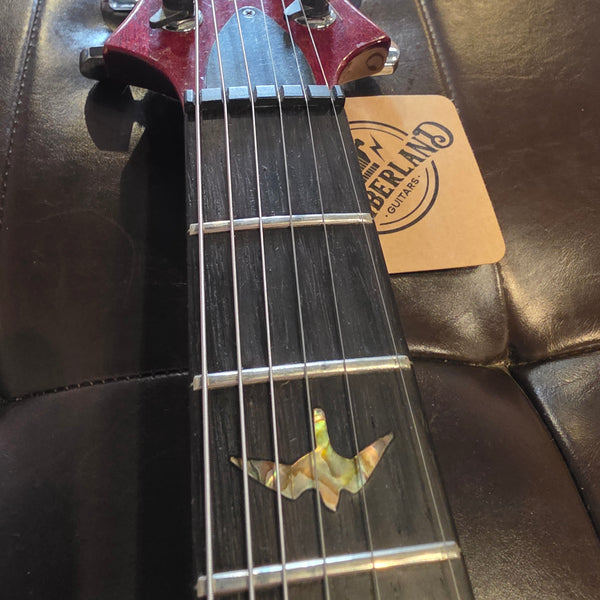 1986 PRS Custom 24 - Birds, Flame Top, Cherry Burst - w/ Case