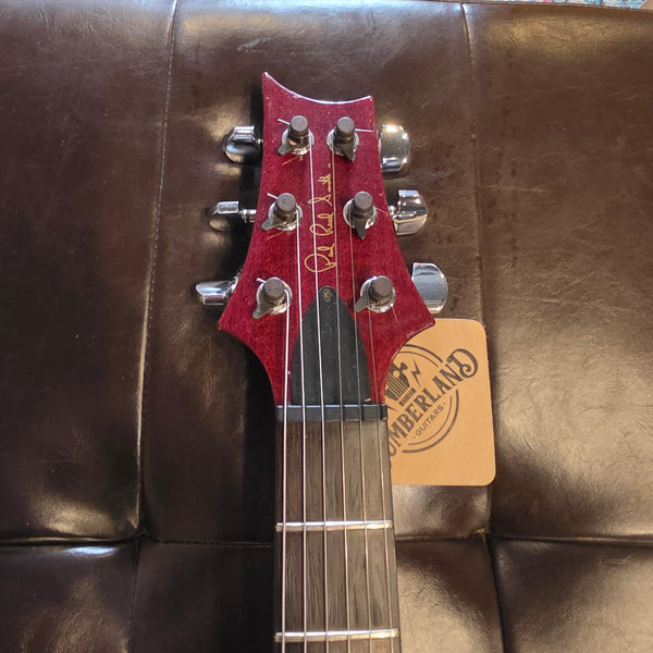 1986 PRS Custom 24 - Birds, Flame Top, Cherry Burst - w/ Case