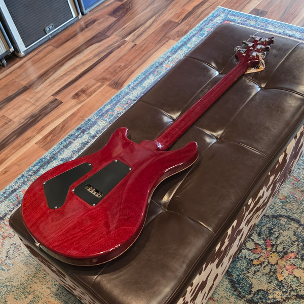 1986 PRS Custom 24 - Birds, Flame Top, Cherry Burst - w/ Case