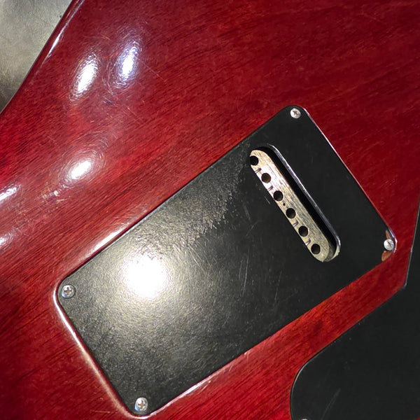 1986 PRS Custom 24 - Birds, Flame Top, Cherry Burst - w/ Case