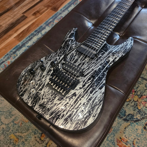 2020 Schecter C-1 Silver Mountain FR S 7-String- Left-Handed LH Lefty Floyd Rose Sustainer