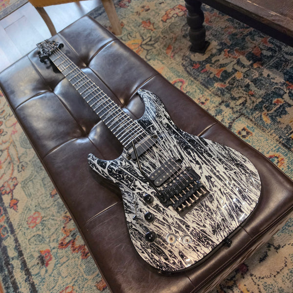 2020 Schecter C-1 Silver Mountain FR S 7-String- Left-Handed LH Lefty Floyd Rose Sustainer