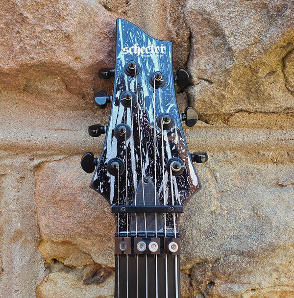 2020 Schecter C-1 Silver Mountain FR S 7-String- Left-Handed LH Lefty Floyd Rose Sustainer