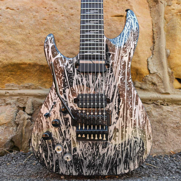 2020 Schecter C-1 Silver Mountain FR S 7-String- Left-Handed LH Lefty Floyd Rose Sustainer