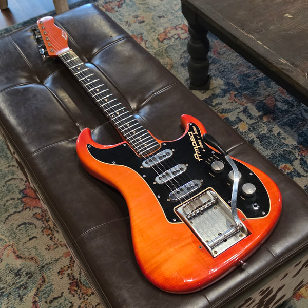 1963 Ampeg Burns of London EG-1S JSS - Wild Dog Jazz Split Sound -Orange Red - w/OHSC