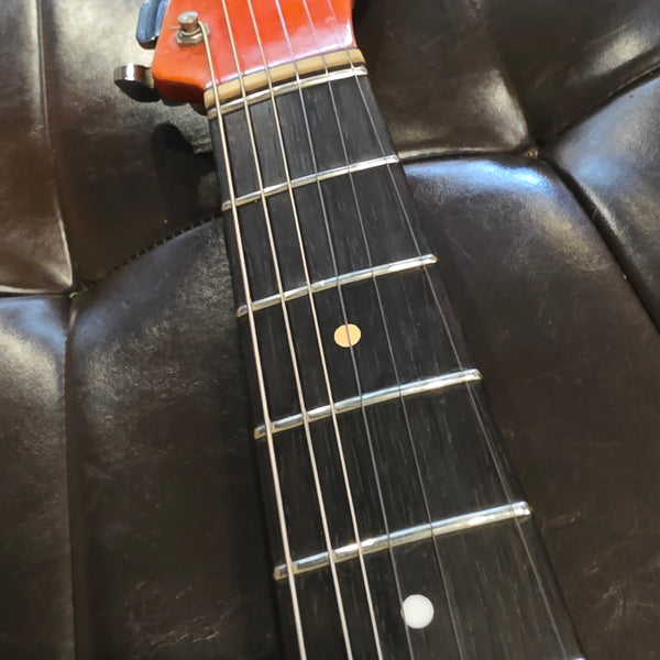 1963 Ampeg Burns of London EG-1S JSS - Wild Dog Jazz Split Sound -Orange Red - w/OHSC
