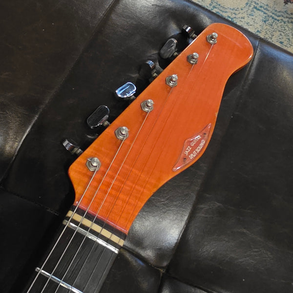 1963 Ampeg Burns of London EG-1S JSS - Wild Dog Jazz Split Sound -Orange Red - w/OHSC