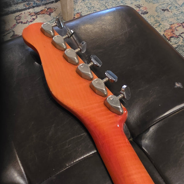 1963 Ampeg Burns of London EG-1S JSS - Wild Dog Jazz Split Sound -Orange Red - w/OHSC