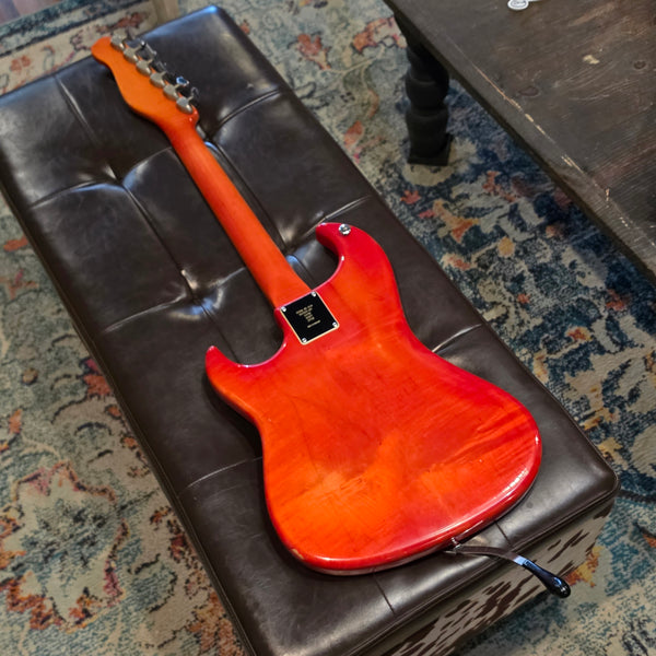 1963 Ampeg Burns of London EG-1S JSS - Wild Dog Jazz Split Sound -Orange Red - w/OHSC