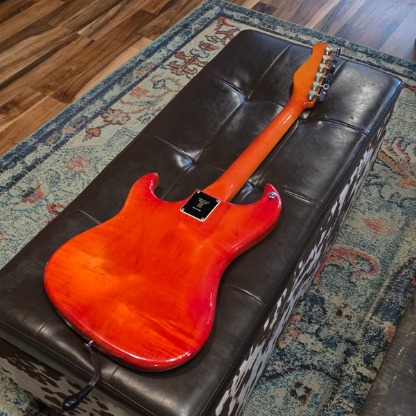 1963 Ampeg Burns of London EG-1S JSS - Wild Dog Jazz Split Sound -Orange Red - w/OHSC