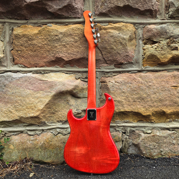 1963 Ampeg Burns of London EG-1S JSS - Wild Dog Jazz Split Sound -Orange Red - w/OHSC
