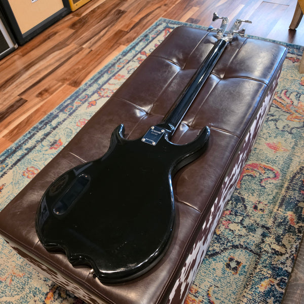 1983 Kramer Stagemaster Bass - Aluminum Neck - Black with Graphics - w/OHSC