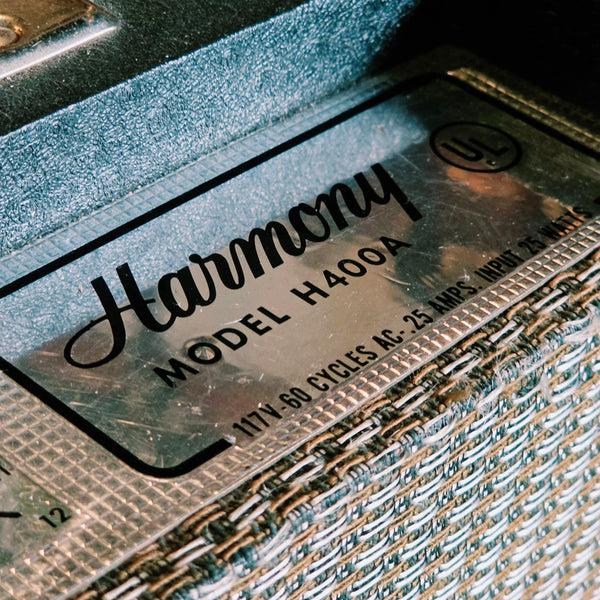 1966 Harmony H400A Tube Combo Amp - Serviced + Safe To Use