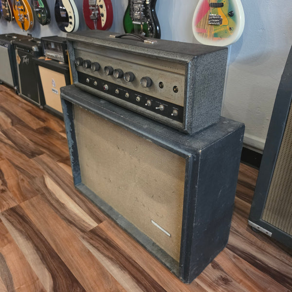 Silvertone 1484 Twin Twelve 60-watt - Modded Tube Amp Head and Speaker Cabinet