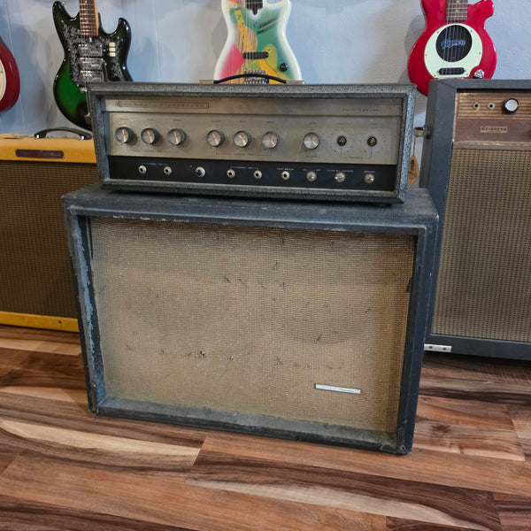 Silvertone 1484 Twin Twelve 60-watt - Modded Tube Amp Head and Speaker Cabinet