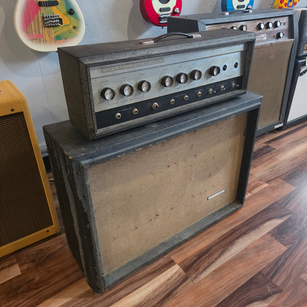 Silvertone 1484 Twin Twelve 60-watt - Modded Tube Amp Head and Speaker Cabinet