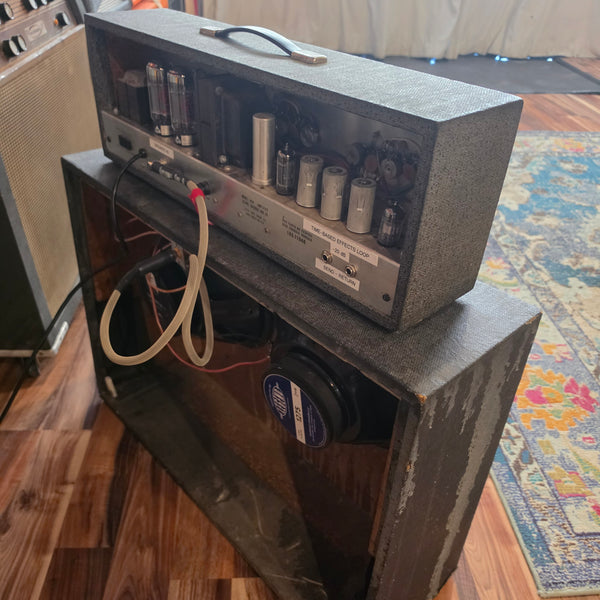 Silvertone 1484 Twin Twelve 60-watt - Modded Tube Amp Head and Speaker Cabinet