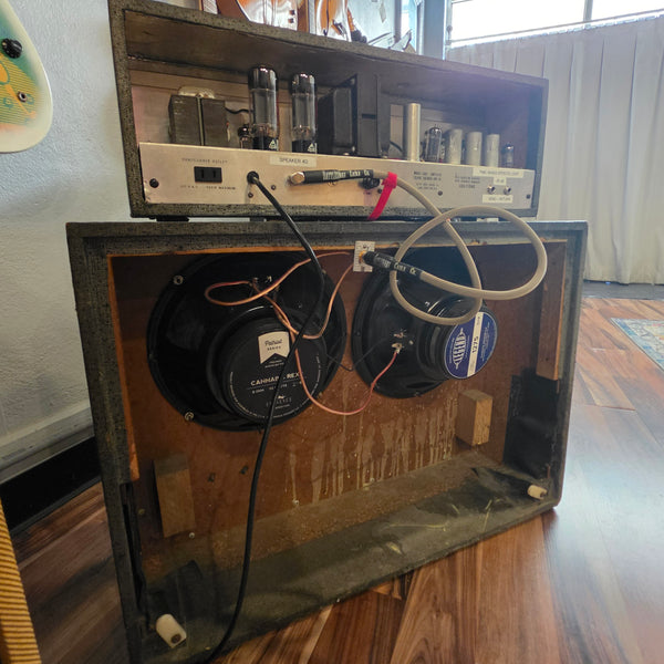 Silvertone 1484 Twin Twelve 60-watt - Modded Tube Amp Head and Speaker Cabinet
