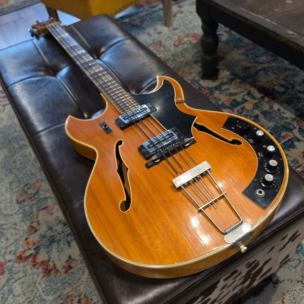 1968 Hofner 500/8BZ Verithin Bass w/Fuzz - Natural Finish