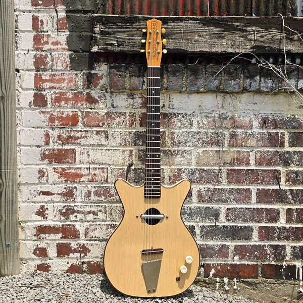 1965 Danelectro 5015 Convertible - Hollowbody Electric Acoustic Guitar - White
