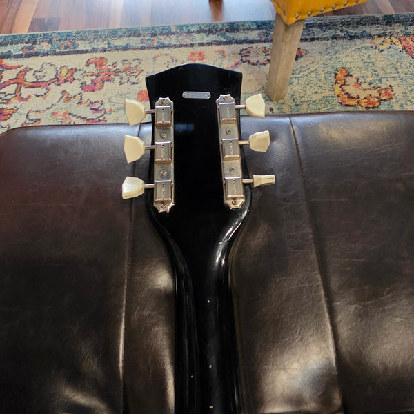 1964 Valco Airline Folkstar - Black - Res-O-Glass Resonator - w/Case