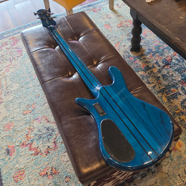 2022 Spector NS Dimension 5 Bass - Black and Blue Gloss - w/Case