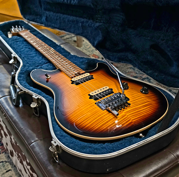 1998 Peavey USA Wolfgang - Sunburst - Flametop - w/OHSC