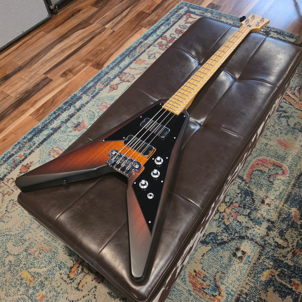 2025 Dunable Asteroid Bass - USA Custom Shop - Satin Tobacco Burst - w/Gig Bag