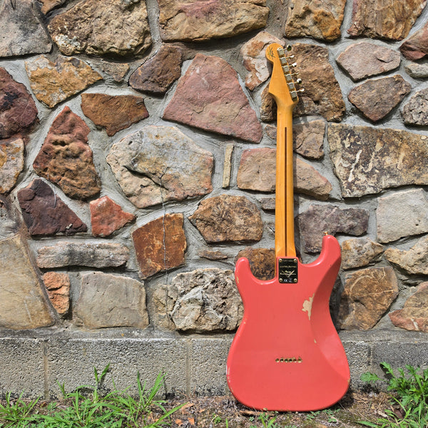 2023 Fender Custom Shop '56 Strat HT GH - Relic - Super Faded Tahitian Coral - S23 Limited Edition w/OHSC
