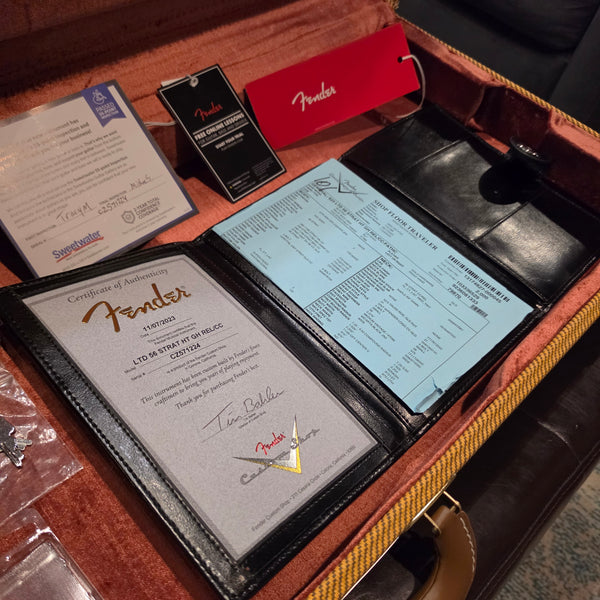 2023 Fender Custom Shop '56 Strat HT GH - Relic - Super Faded Tahitian Coral - S23 Limited Edition w/OHSC