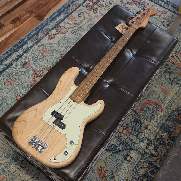 1980 Fender Precision P Bass - Schecter Van Nuys Hot Rod Parts Bass - Finish Stripped - w/Case