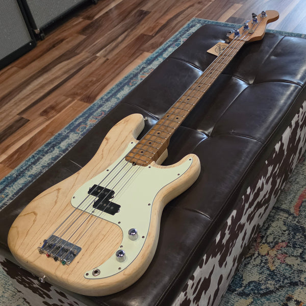 1980 Fender Precision P Bass - Schecter Van Nuys Hot Rod Parts Bass - Finish Stripped - w/Case
