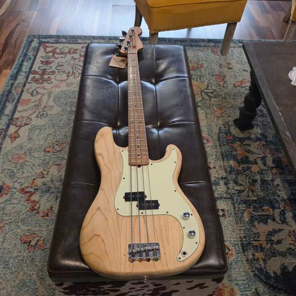 1980 Fender Precision P Bass - Schecter Van Nuys Hot Rod Parts Bass - Finish Stripped - w/Case