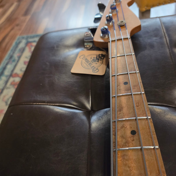 1980 Fender Precision P Bass - Schecter Van Nuys Hot Rod Parts Bass - Finish Stripped - w/Case