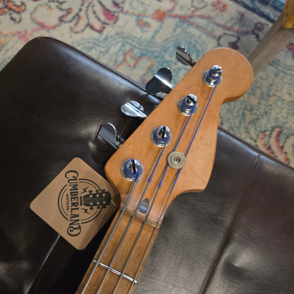 1980 Fender Precision P Bass - Schecter Van Nuys Hot Rod Parts Bass - Finish Stripped - w/Case