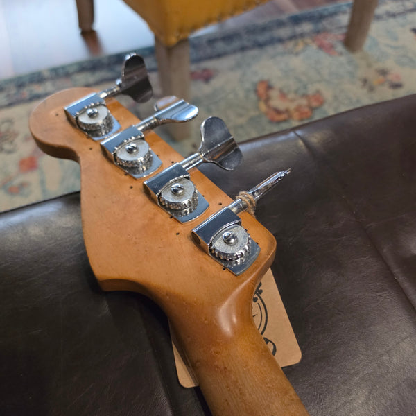 1980 Fender Precision P Bass - Schecter Van Nuys Hot Rod Parts Bass - Finish Stripped - w/Case