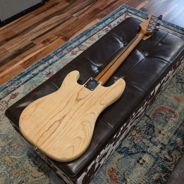 1980 Fender Precision P Bass - Schecter Van Nuys Hot Rod Parts Bass - Finish Stripped - w/Case