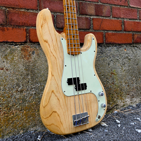 1980 Fender Precision P Bass - Schecter Van Nuys Hot Rod Parts Bass - Finish Stripped - w/Case