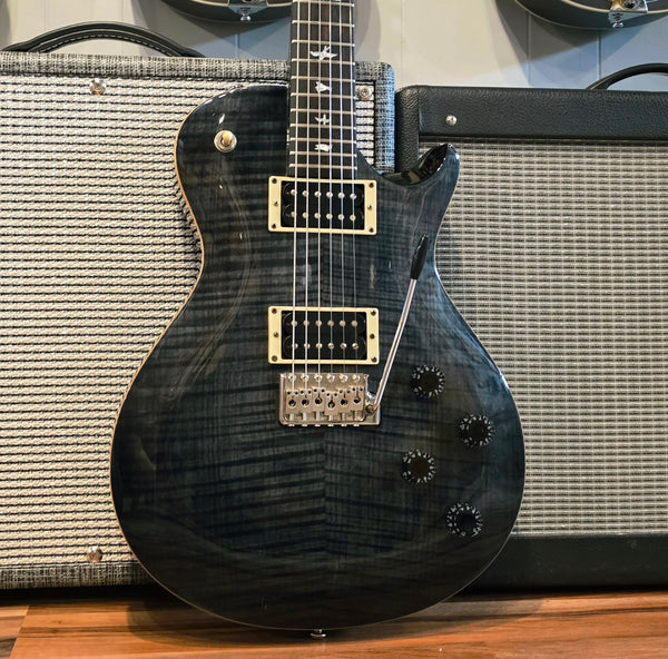 2019 PRS SE Mark Tremonti Signature Singlecut Flametop - Charcoal Burst - w/Gig Bag