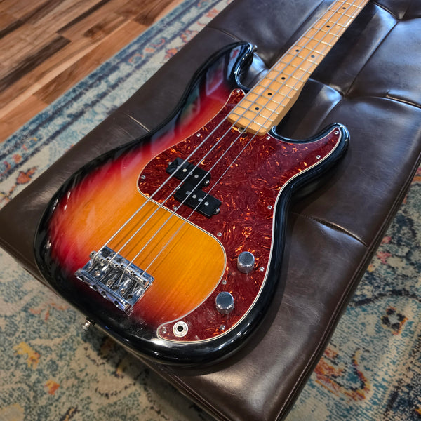 2008 Fender American Standard Precision Bass - 3-Tone Sunburst - w/Hardshell Case