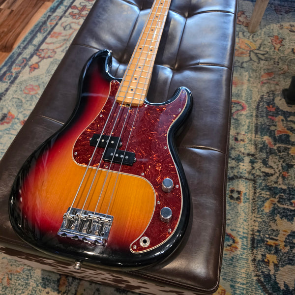 2008 Fender American Standard Precision Bass - 3-Tone Sunburst - w/Hardshell Case