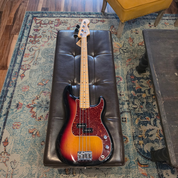 2008 Fender American Standard Precision Bass - 3-Tone Sunburst - w/Hardshell Case