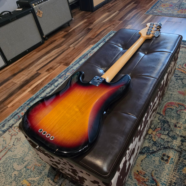 2008 Fender American Standard Precision Bass - 3-Tone Sunburst - w/Hardshell Case