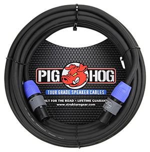 Pig Hog 50ft Speaker Cable -Speakon to 1/4" - Cumberland Guitars