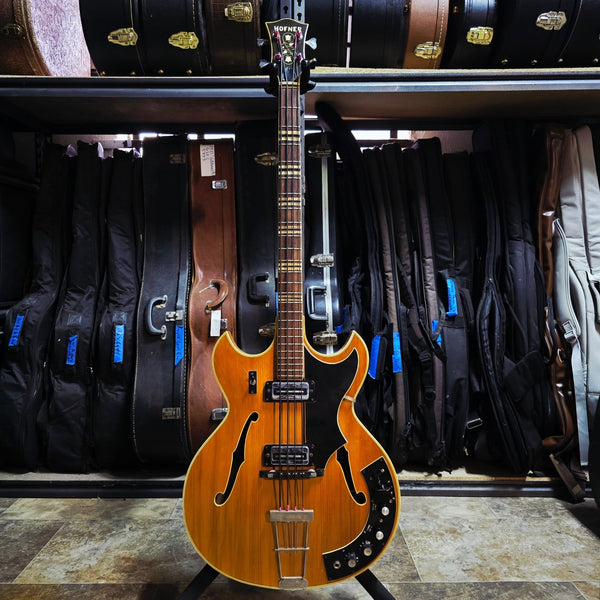 1968 Hofner 500/8BZ Verithin Bass w/Fuzz - Natural Finish