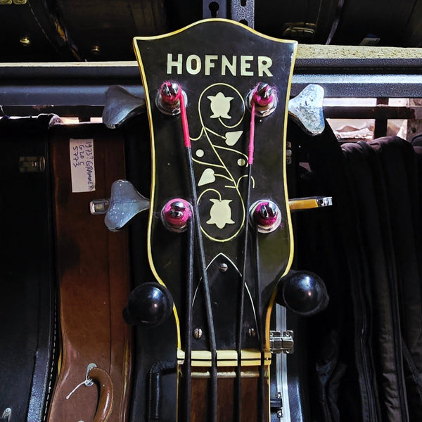 1968 Hofner 500/8BZ Verithin Bass w/Fuzz - Natural Finish
